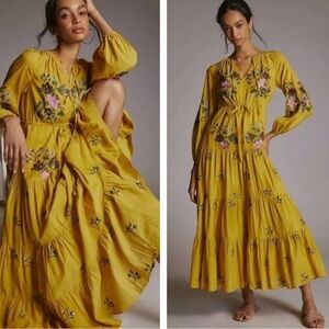 Samant Chauhan x Anthropologie maxi dress